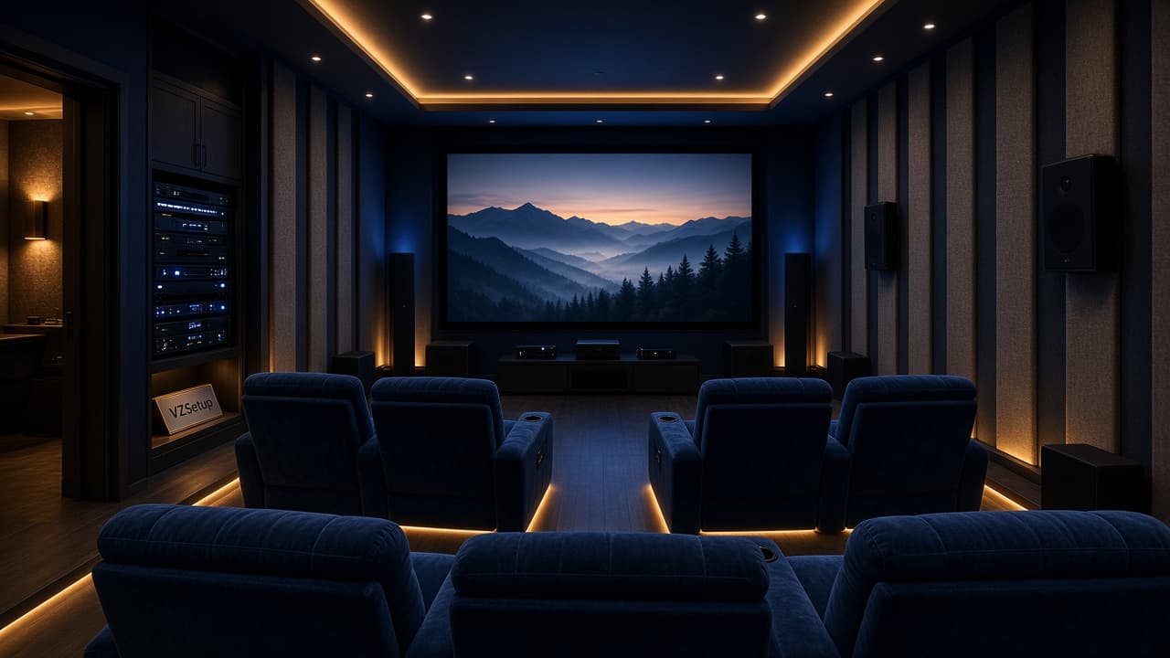 Premium home theater setup by VZSetup